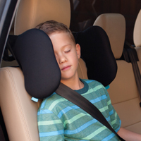 Booster seat clearance with head support